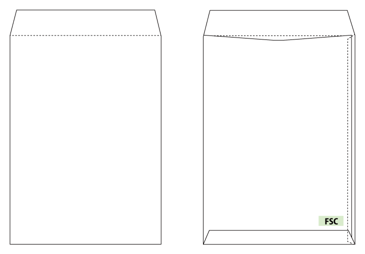 角2森林認証SSケント封筒