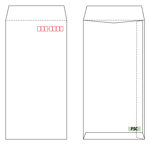 長3森林認証SSケント封筒